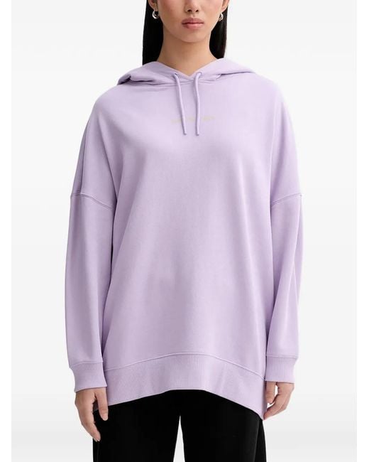 Marc O' Polo Purple Floral Graphic Hoodie