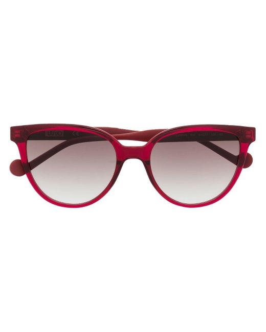 Gafas de sol con montura cat eye Liu Jo de color Rojo | Lyst