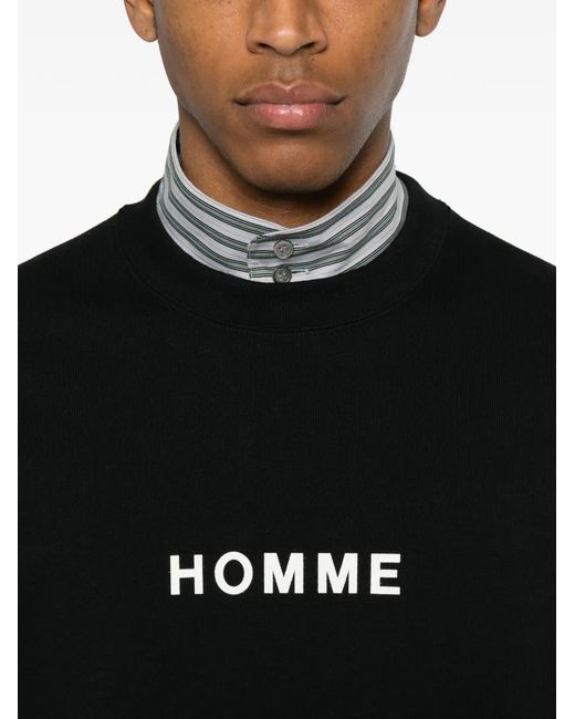 Comme des Garçons Black Logo-Print Sweatshirt for men