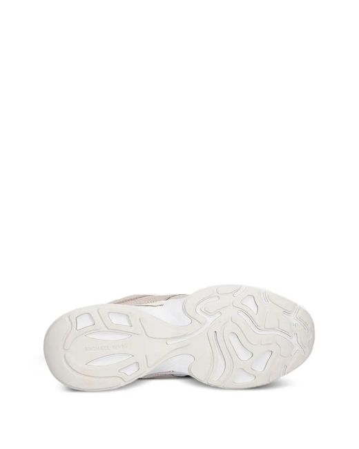 MICHAEL Michael Kors White Lace-Up Sneakers