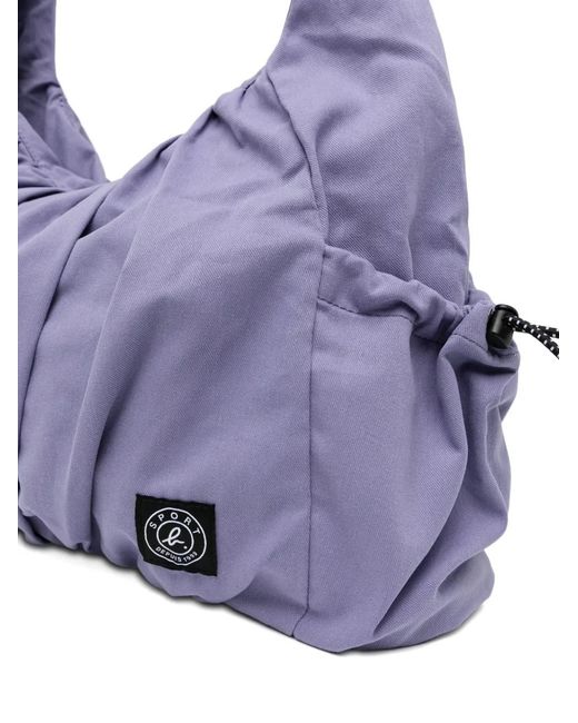 SPORT b. by agnès b. Purple Hobo Shoulder Bag for men
