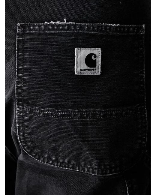 Carhartt Black Panelled Cargo Trousers