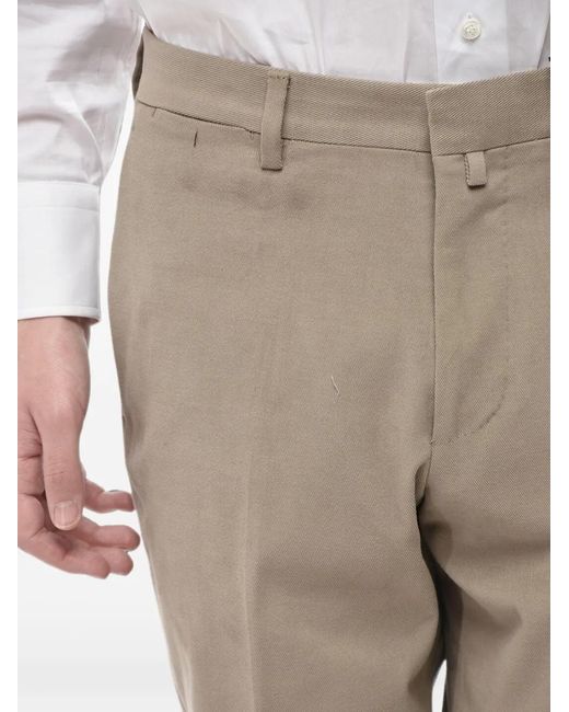 Corneliani Natural Cotton Chino Trousers for men