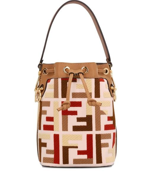 Fendi モン トレゾール バケットバッグ ミニ White