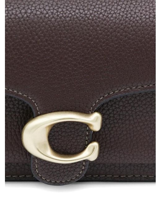COACH White Tabby 20 Pebbled Leather Shoulder Bag
