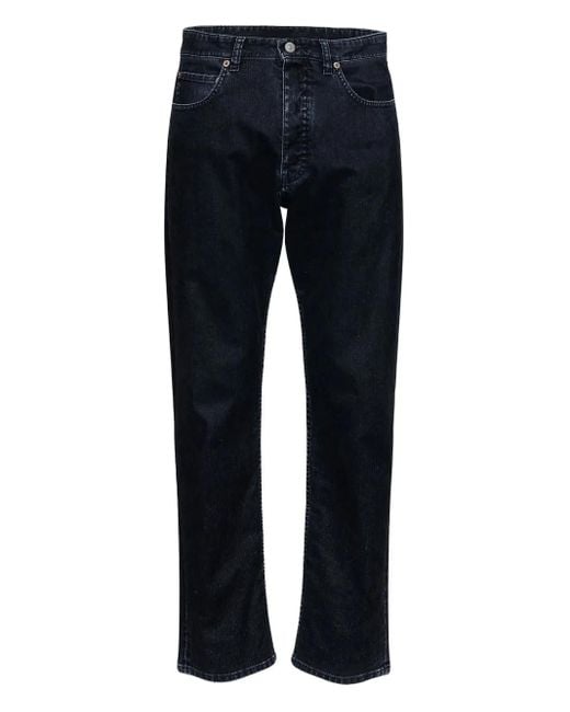 Jeans Con Design A Cinque Tasche di MM6 by Maison Martin Margiela in Blue da Uomo