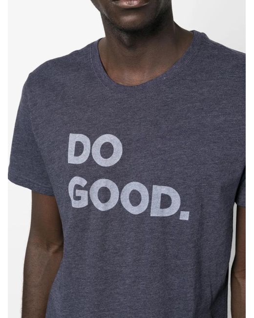 COTOPAXI Blue Graphic-Print T-Shirt for men