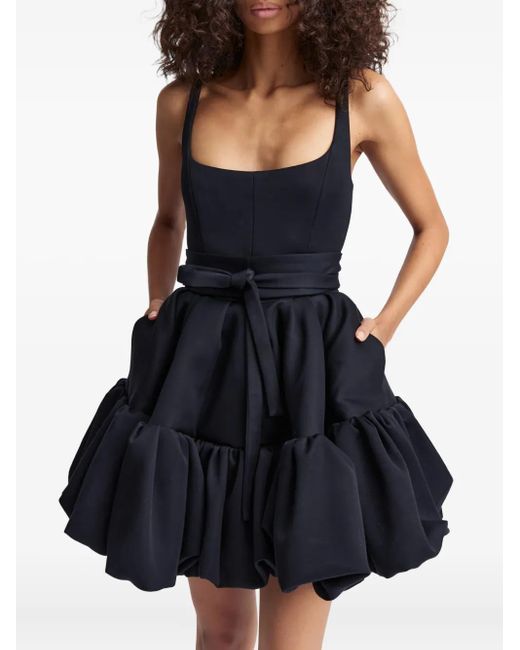 16Arlington Black Drina Mini Dress