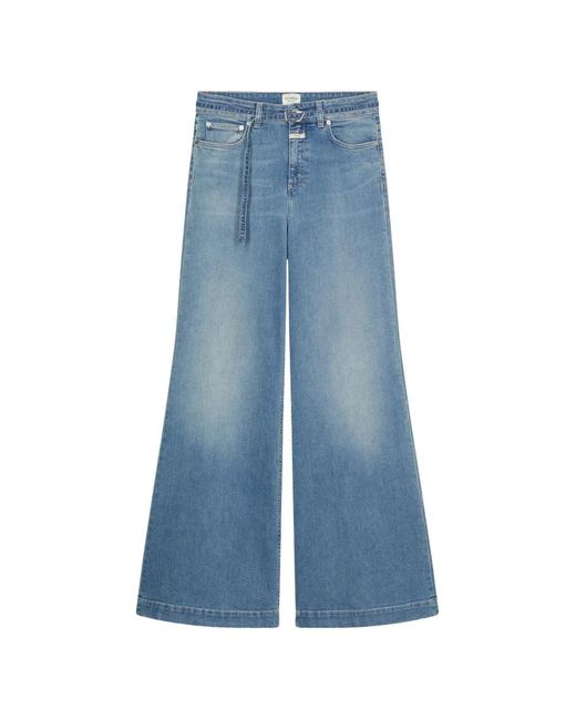 Closed Blue Glow Up Tie-Waist Jeans