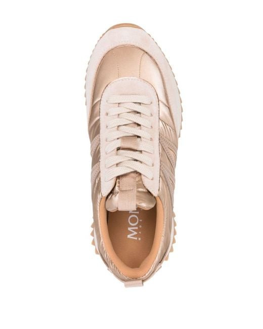Moncler Pink Pacey Padded Sneakers