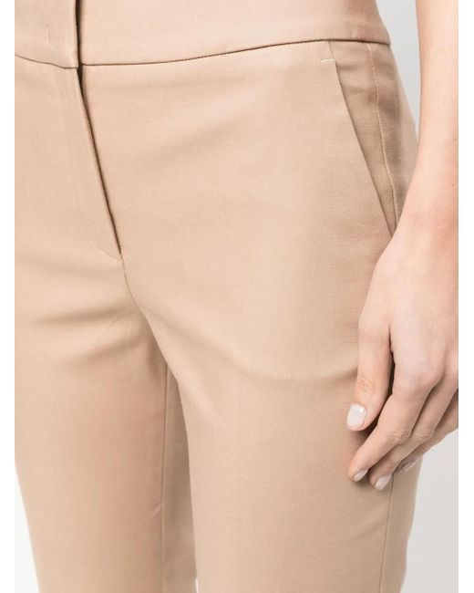 Peserico クロップド スリムパンツ Natural