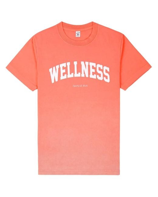Sporty & Rich Pink Wellness Ivy Cotton T-Shirt