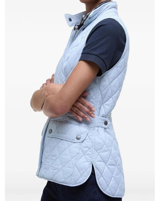 Barbour Blue Quilted Gilet