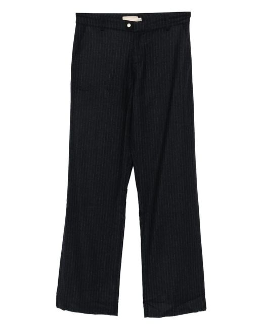 Paloma Wool Blue Arze Pinstripe Trousers for men