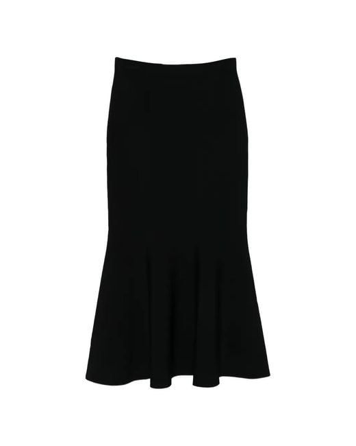 Roland Mouret Black Mermaid A-Line Skirt