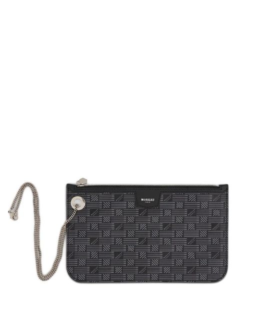 Moreau Gray Saint Tropez Marina Signature-Motif Pouch