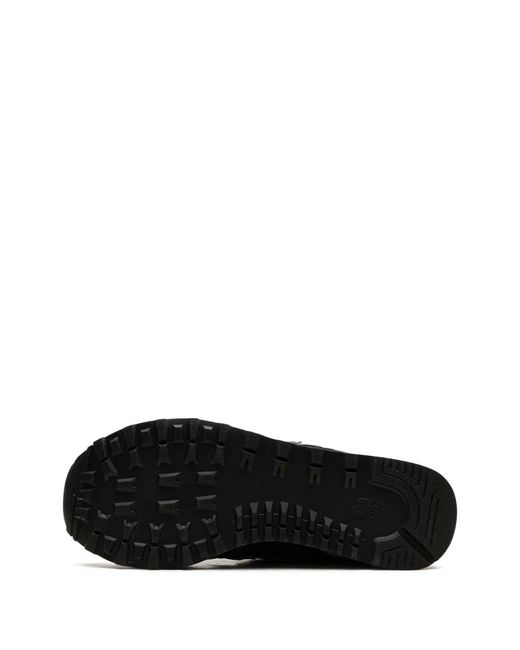 New Balance Black 574 Panelled Low-Top Sneakers