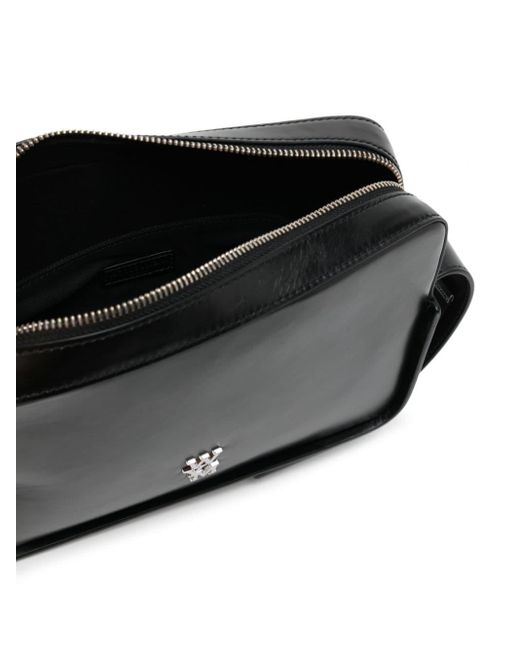 WOOYOUNGMI Logoengraved Messenger Bag in Black for Men Lyst