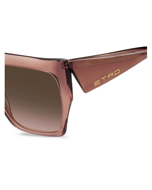 Etro Brown Square-Frame Sunglasses