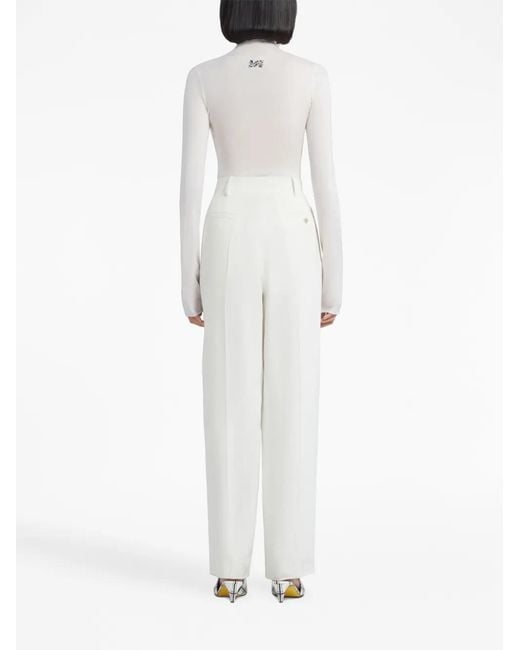Marni White Trousers