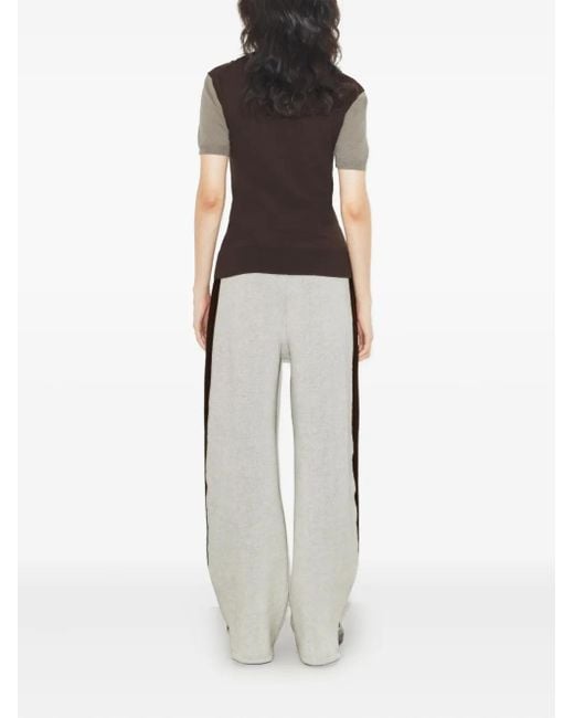 Tory Burch Brown Wool Henley
