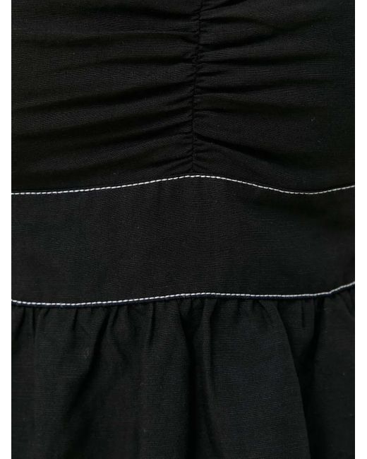 Notes Du Nord Black Cross-Back Blouse