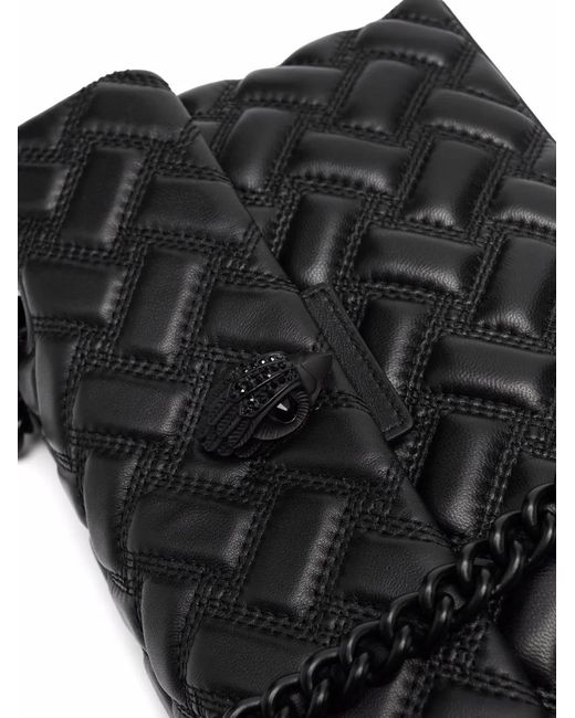 Kurt Geiger Black 'Kensington Drench' Shoulder Bag