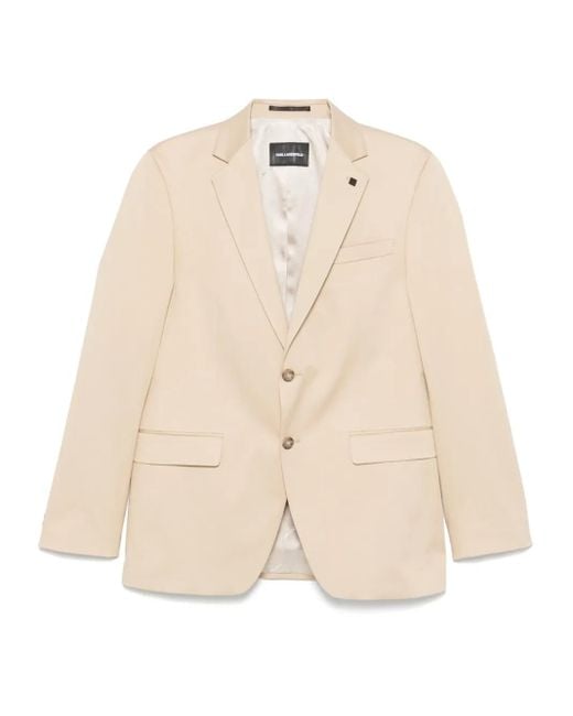 Karl Lagerfeld Clever Blazer in het Natural voor heren