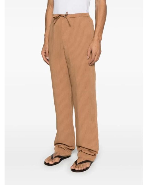 Nanushka Natural Einar Trousers for men