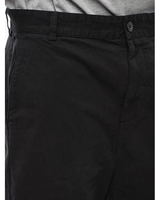 DIESEL Black Belt-Loop Shorts for men