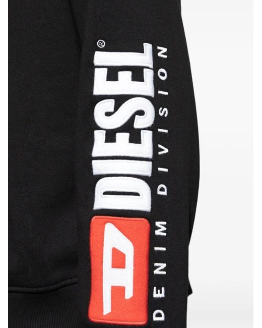 DIESEL Black Sweatshirt-Boxt-Nc-Div for men