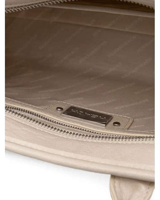 Silvian Heach Natural Buckle-Detail Tote Bag
