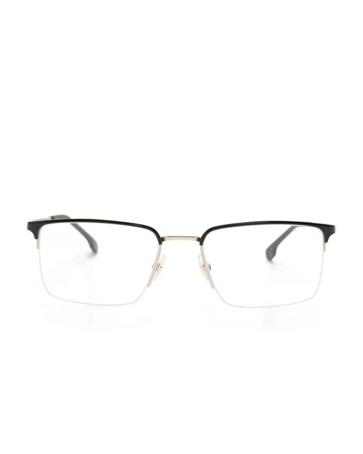Carrera Black Brille Mit Eckigem Gestell