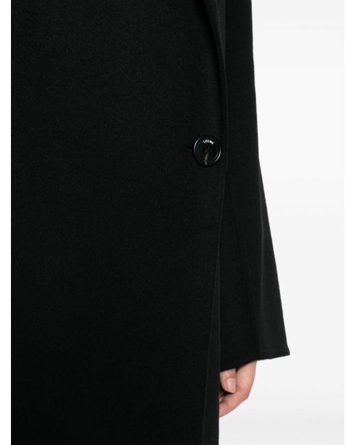 Manteau à simple boutonnage Loewe en coloris Black