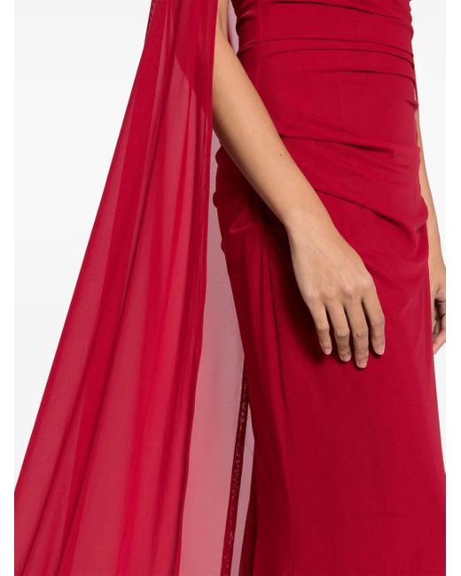 Talbot Runhof Red Bortolo4 Evening Dress