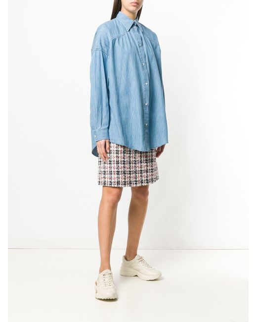 gucci denim shirt