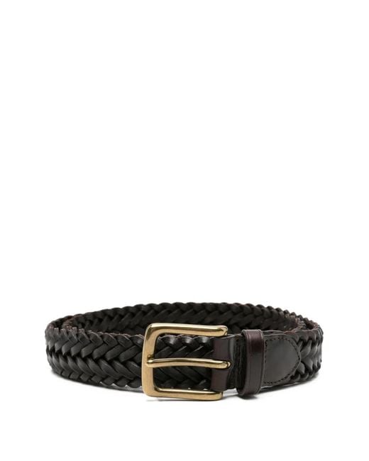 Dragon Diffusion Black 9Ply Polo Intreccio Braided Belt