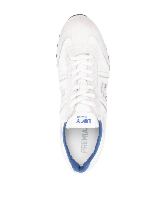 Premiata White Lucy Low-top Sneakers for men