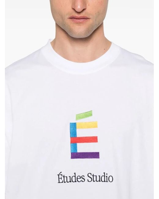 Etudes Studio White E T-Shirt