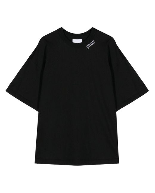 Yoshio Kubo Black Cactus Cotton T-shirt for men
