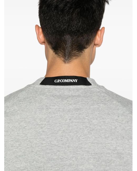 C P Company Gray Lens-Detailed Sweatshirt for men