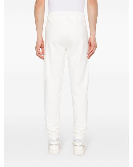 Pantaloni sportivi con applicazione di C P Company in White da Uomo
