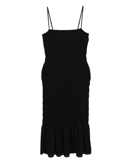 Reformation Black Seren Dress