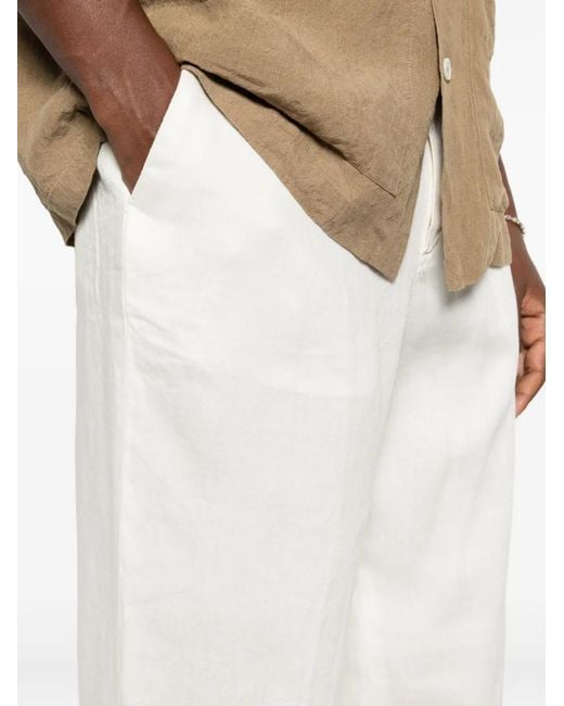 Briglia 1949 White Drawstring Trousers for men