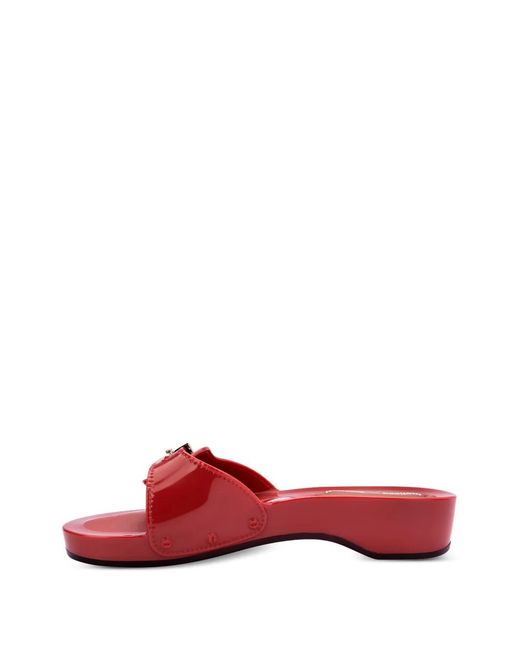 Melissa Red X Scholl Pescura-Heel Slides