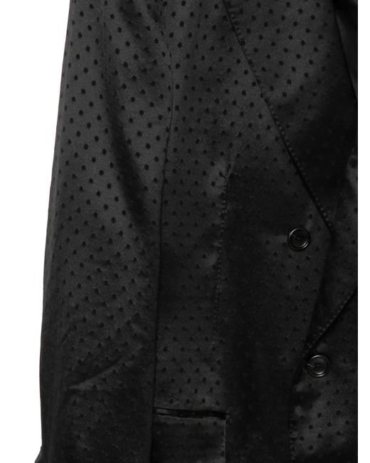 Tom Ford Black Polka-Dot Blazer for men