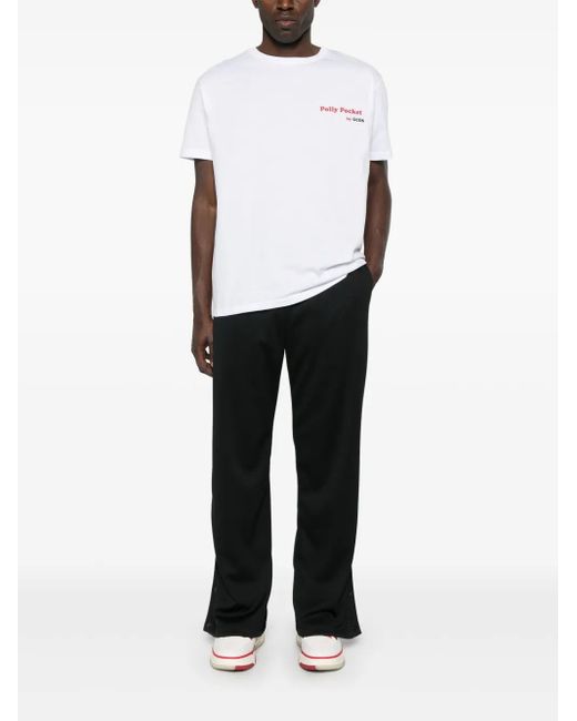 Gcds Black Button-Detail Track Pants for men