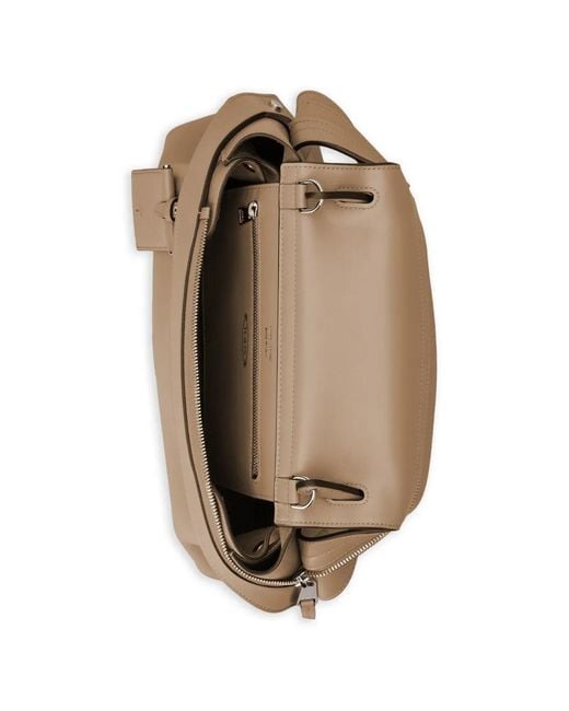 Tod's Natural Wave Small Leather Shoulder Bag