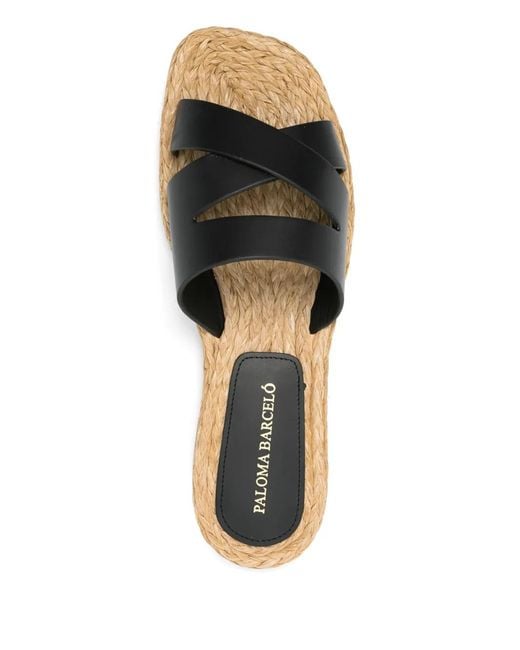 Paloma Barceló Black Pauline Slides