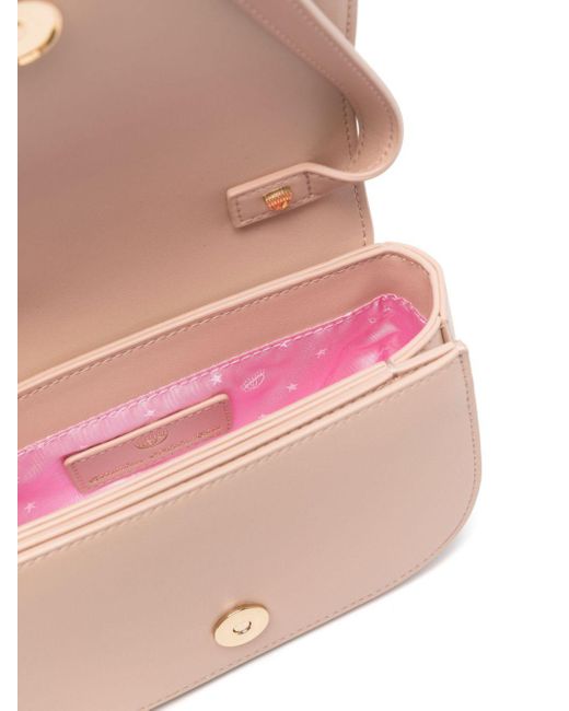 Bolso de hombro con placa Eyelike Chiara Ferragni de color Pink